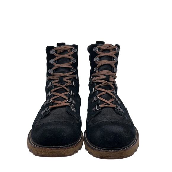 Sorel Mens Size 8.5 Mad Mukluk Boots Suede Leather Hawk Water Resistant Black main image 7